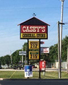 Casey's - a great place to stop and take a break!